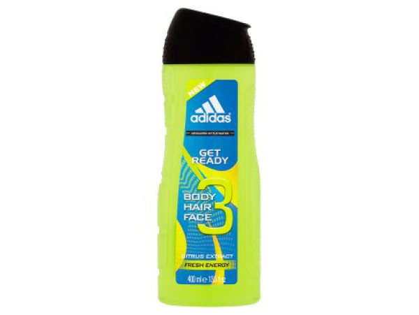Adidas Гель для душа "Get Ready! 2в1" для мужчин, 400 мл